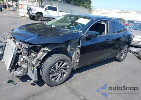 2018 Honda Civic Ex z USA, uszkodzony, nr VIN 2HGFC2F79JH591624